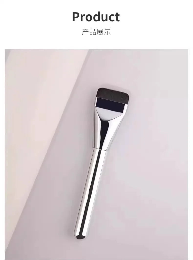 Foundation Makeup Brush Flat Head 1 Piece Lightweight No Streaks Professional Kabuki Brush for Liquid Foundation Application