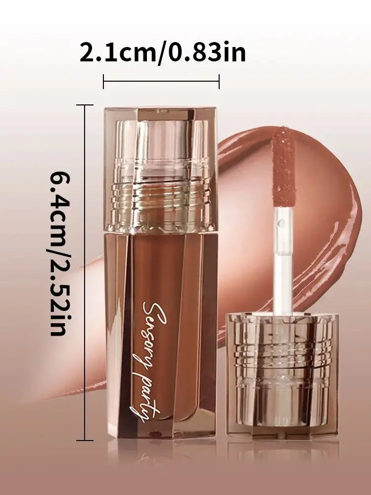 Moisturizing  Lip Gloss  Lip Glaze, Refreshing Non Greasy Texture, Glossy Long Lasting Liquid Lipstick the Gift for Women