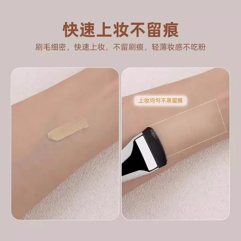 Foundation Makeup Brush Flat Head 1 Piece Lightweight No Streaks Professional Kabuki Brush for Liquid Foundation Application