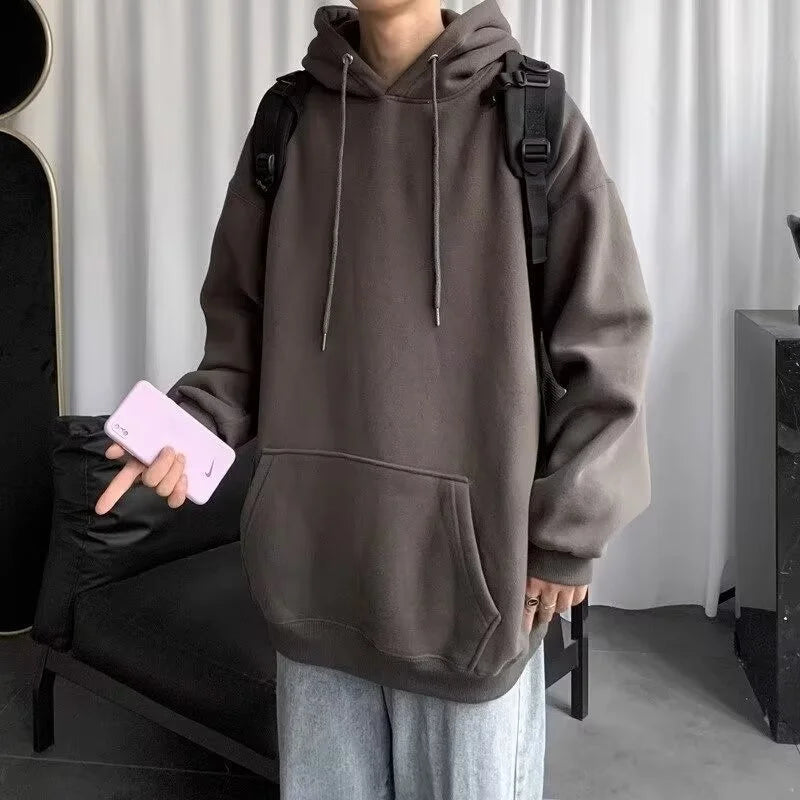 Hooded hoodie jacket for men, spring and autumn new styles, loose and casual couple tops, ins trendy men's comfortable clothes