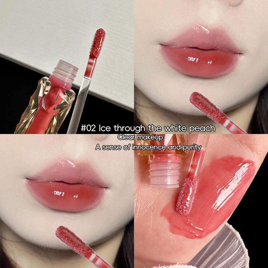 Lip Gloss Long-lasting Moisturizing Waterproof Non-fading Mirror Moisturizing Lip Gloss Women's Cosmetics