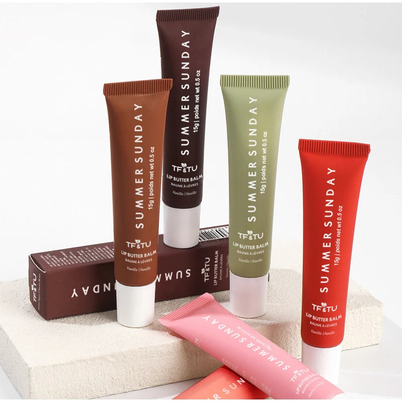 Summer Lip Moisturizing Waterproof 6 Colors Lip Balm Smoothing Lip Lines Lasting Nourishment For Women Daily Lip Care Makeup