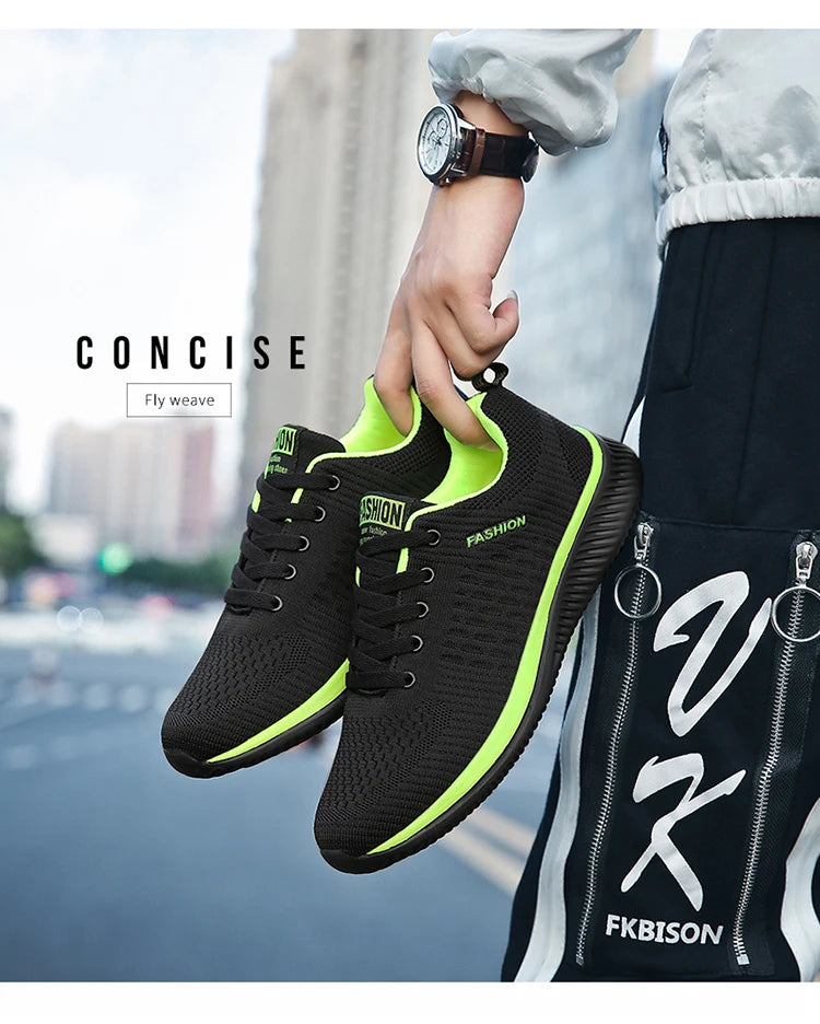 Men Running Sneakers Lightweight Walking Sport Shoes Classical Mesh Breathable Casual Shoes Male Fashion Moccasins Sneaker Men