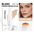 Foundation Stick Color Changing Foundation with Detachable Brush Blanc Cover Cream Stick Changing Hight Coverage Base Makeup