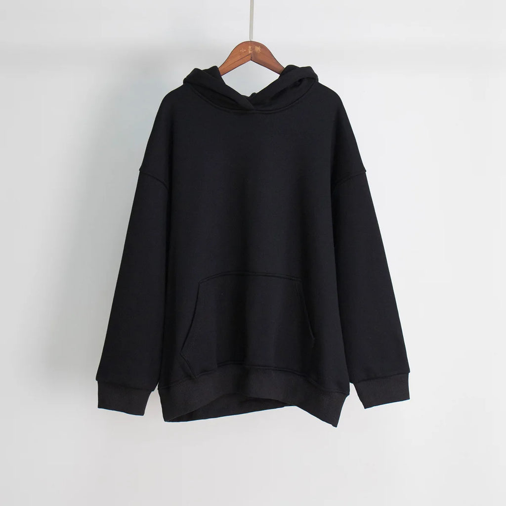 Hoodie 2025 Autumn/Winter New Street Neutral Style Shake Fleece Loose Pocket Hoodie