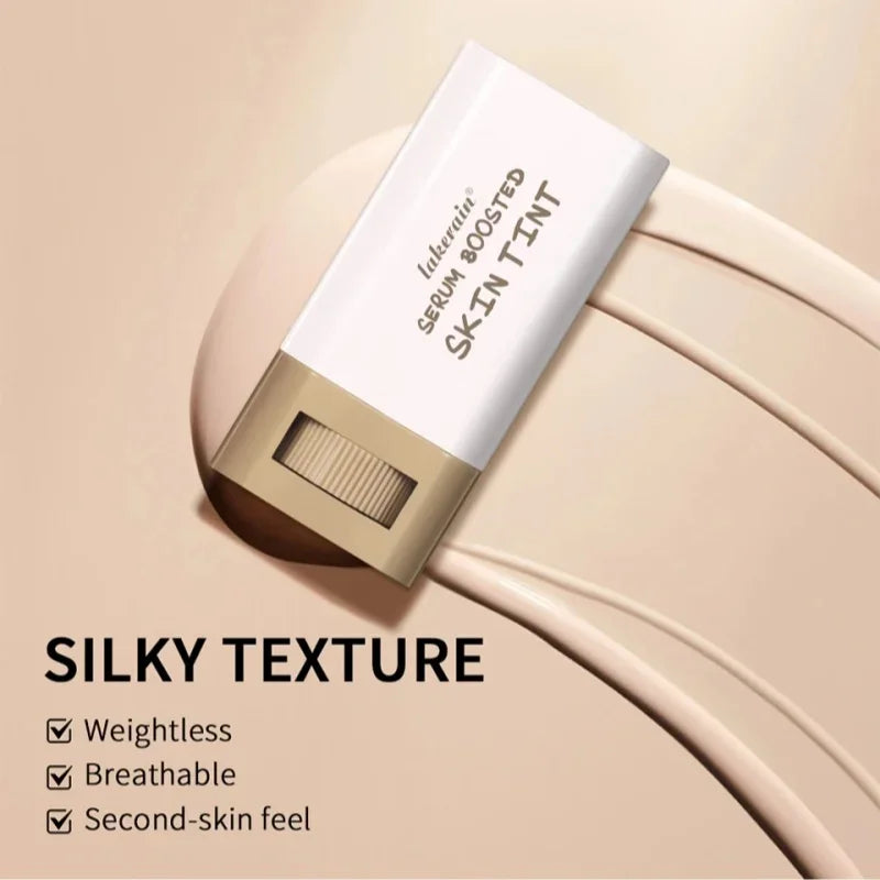 Stick Foundation Boosted Skin Tint Foundation Stick Smooth Plumper Hight Coverage Travel Bronze Foundation Stick Makeup