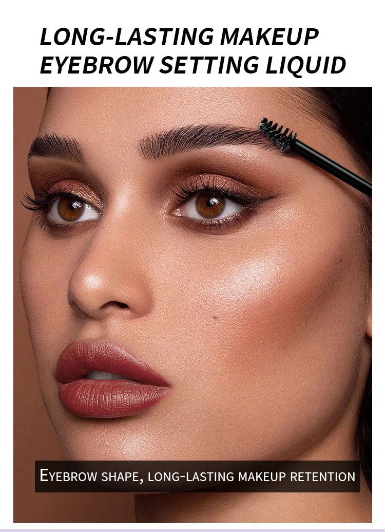 Eyebrow Shaping Gel Waterproof Natural Transparent Long Lasting Quick-drying 3D Wild Eyebrow Glue Professional Makeup Cosmetic