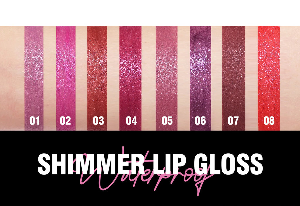 Liquid Lipstick – Pearl Shimmer Gloss Finish, Transfer-Proof & Waterproof Long-Wear Lip Color with Smooth Glide and High Shine