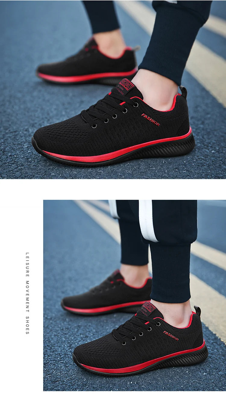 Men Running Sneakers Lightweight Walking Sport Shoes Classical Mesh Breathable Casual Shoes Male Fashion Moccasins Sneaker Men