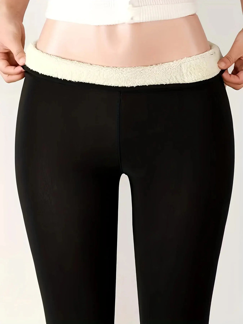 Stylish Warm: Women's Warm High-waisted Leggings Are Elastic And Comfortable