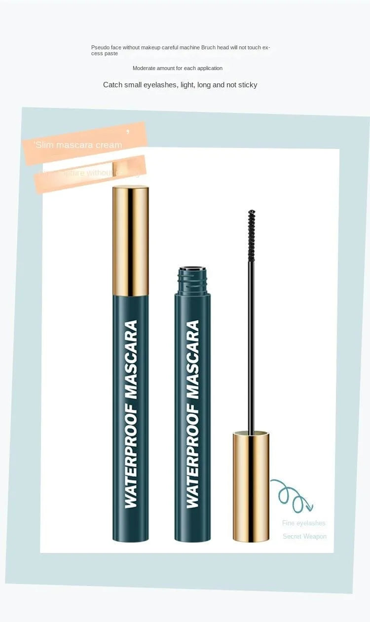 Smudge-proof mascara for a long-lasting, waterproof finish and a natural look