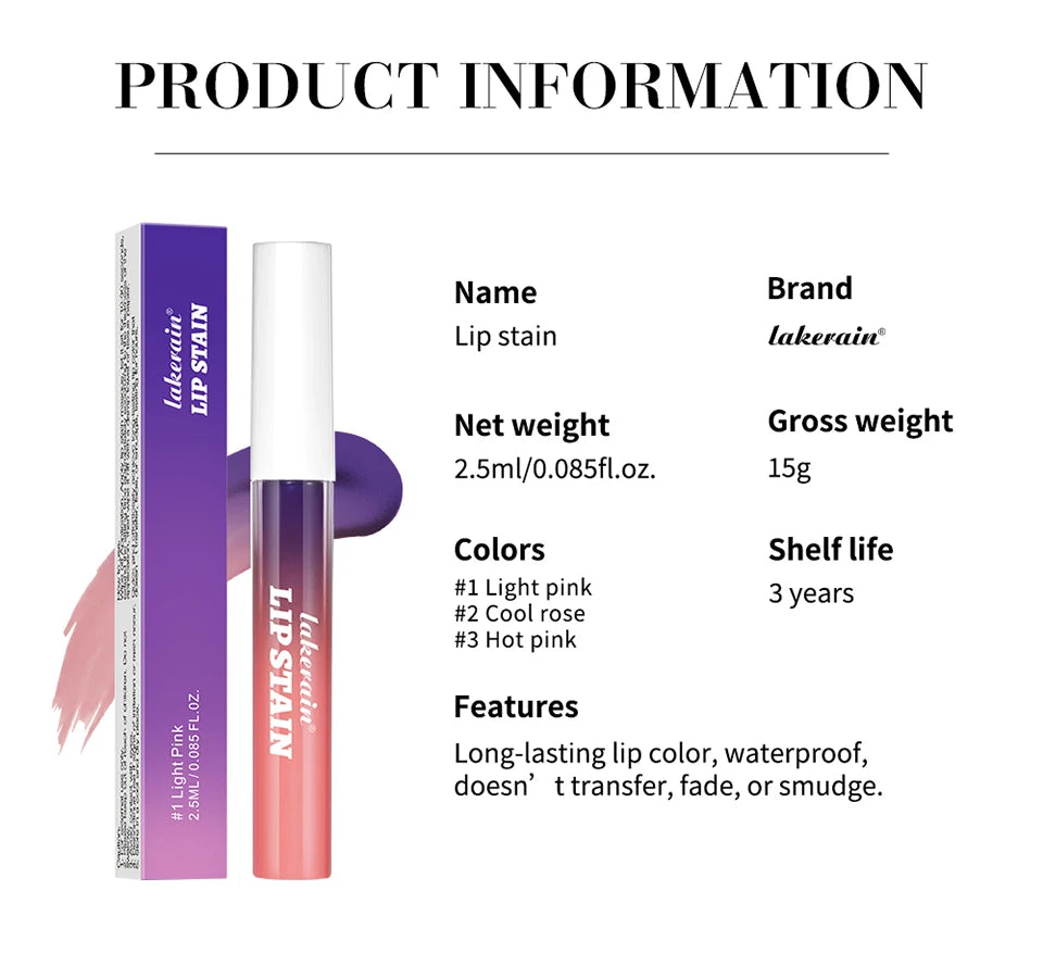 Blading Lip Gloss Peel and Stick Set Long-lasting Waterproof Pink Lip Gloss Transfer Resistant Natural Lip Gloss For Women