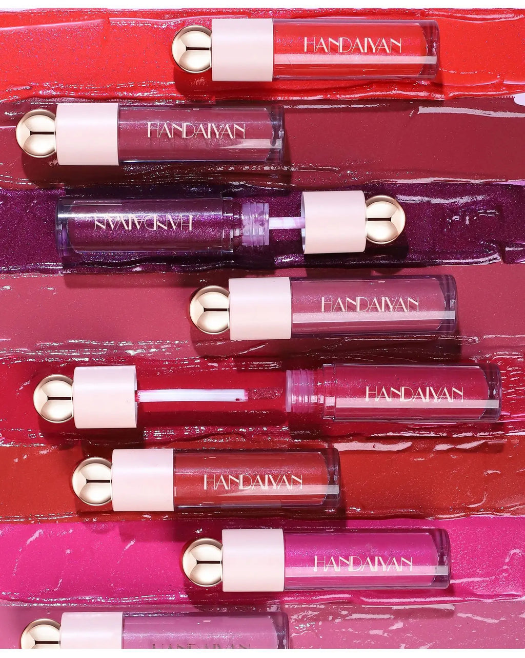 Liquid Lipstick – Pearl Shimmer Gloss Finish, Transfer-Proof & Waterproof Long-Wear Lip Color with Smooth Glide and High Shine