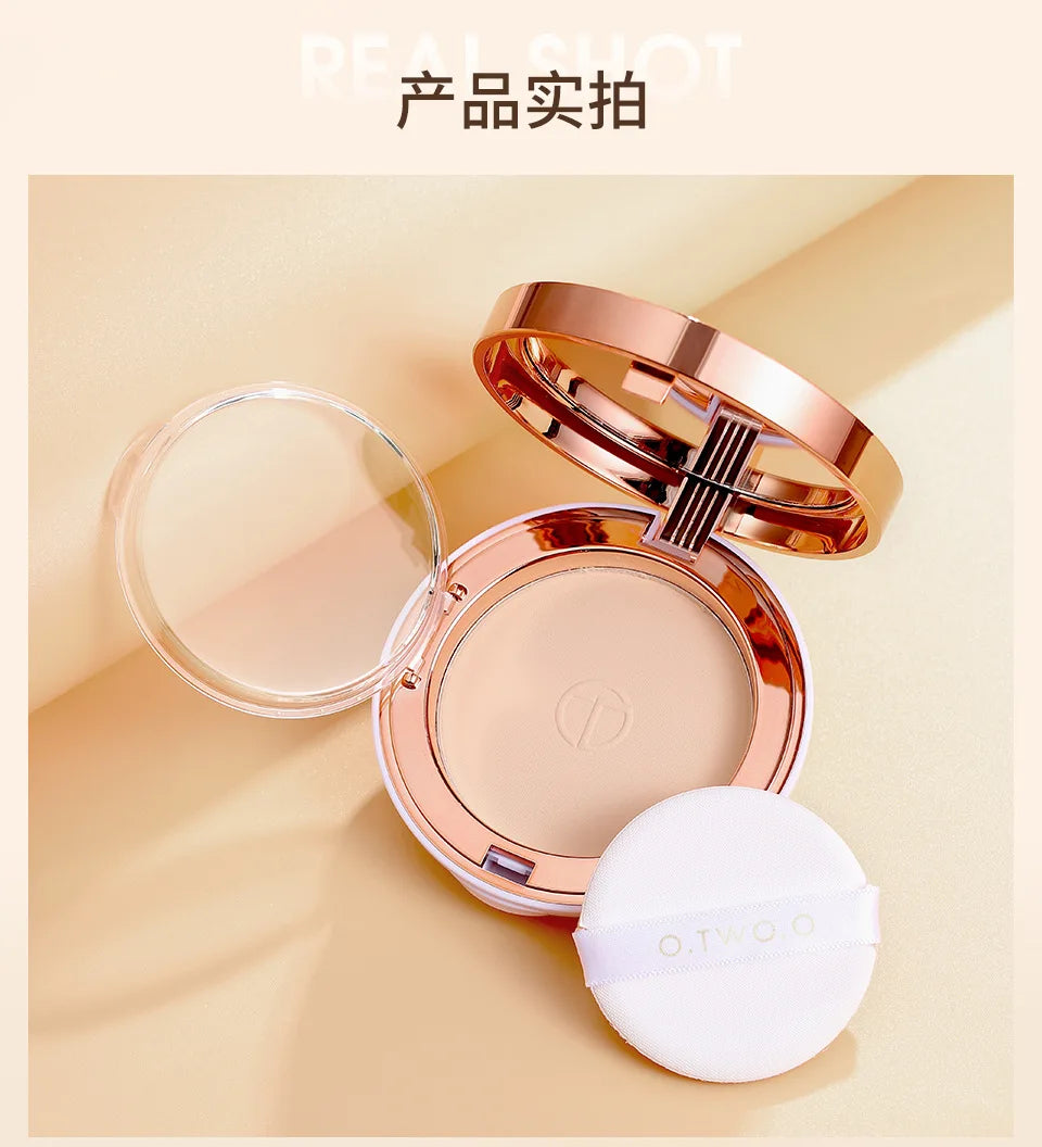 O. TWO. O Silky Soft Lightweight Setting Powder  Concealing Pressed Finishing Powder Oil-Control, Brightening Face Powder