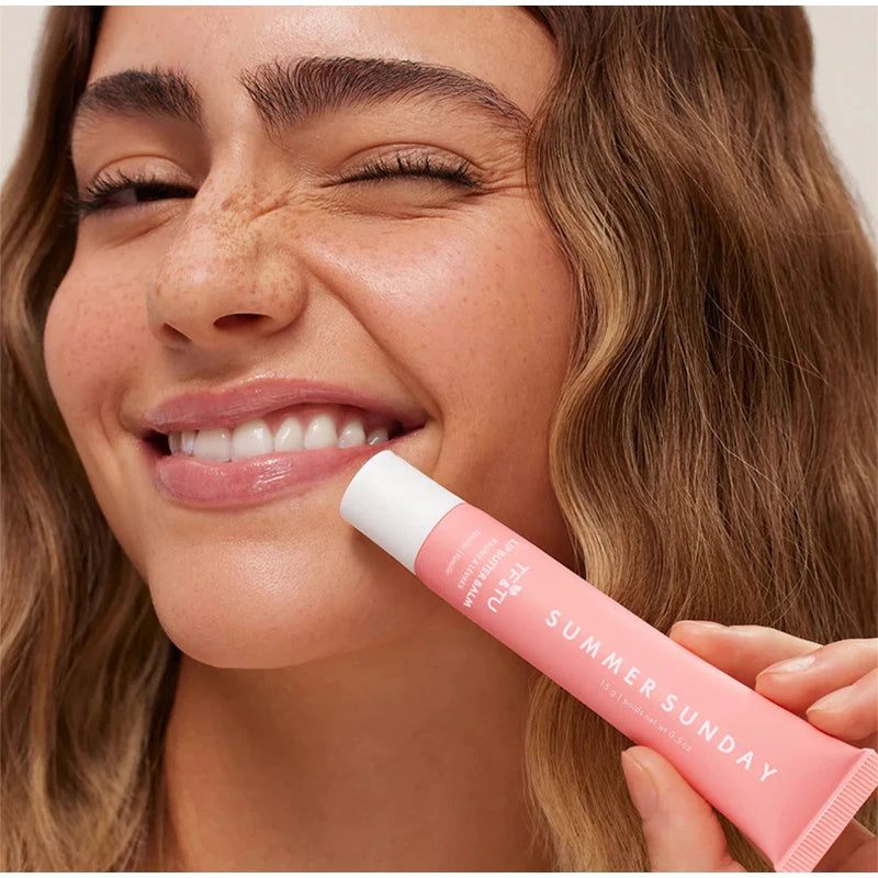 Summer Lip Moisturizing Waterproof 6 Colors Lip Balm Smoothing Lip Lines Lasting Nourishment For Women Daily Lip Care Makeup