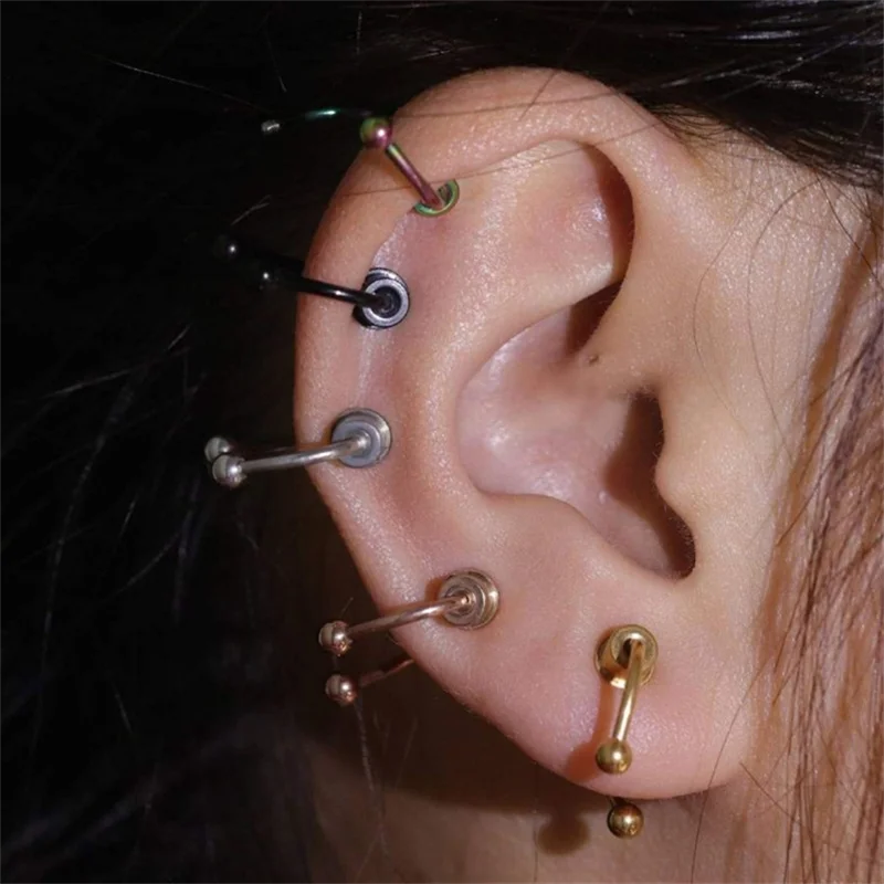 Magnetic Horseshoe Nose Rings, 316L Stainless Steel, Faux Septum Rings, Fake Piercing, Clip on, Hoop Rings, Gift for Women, Girl