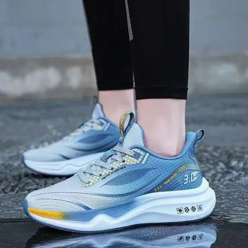 Men's Sneakers Breathable Casual Shoes Men Outdoor Mesh Running Shoes Lightweight Shock Absorption Soft Soled Shoes Tenis Hombre