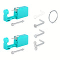 7pcs Nose Piercing Kit Nose Ring Piercing Kit, Nose Piercing Kit with Nose Rings Disposable Nose Piercing Gun Kit