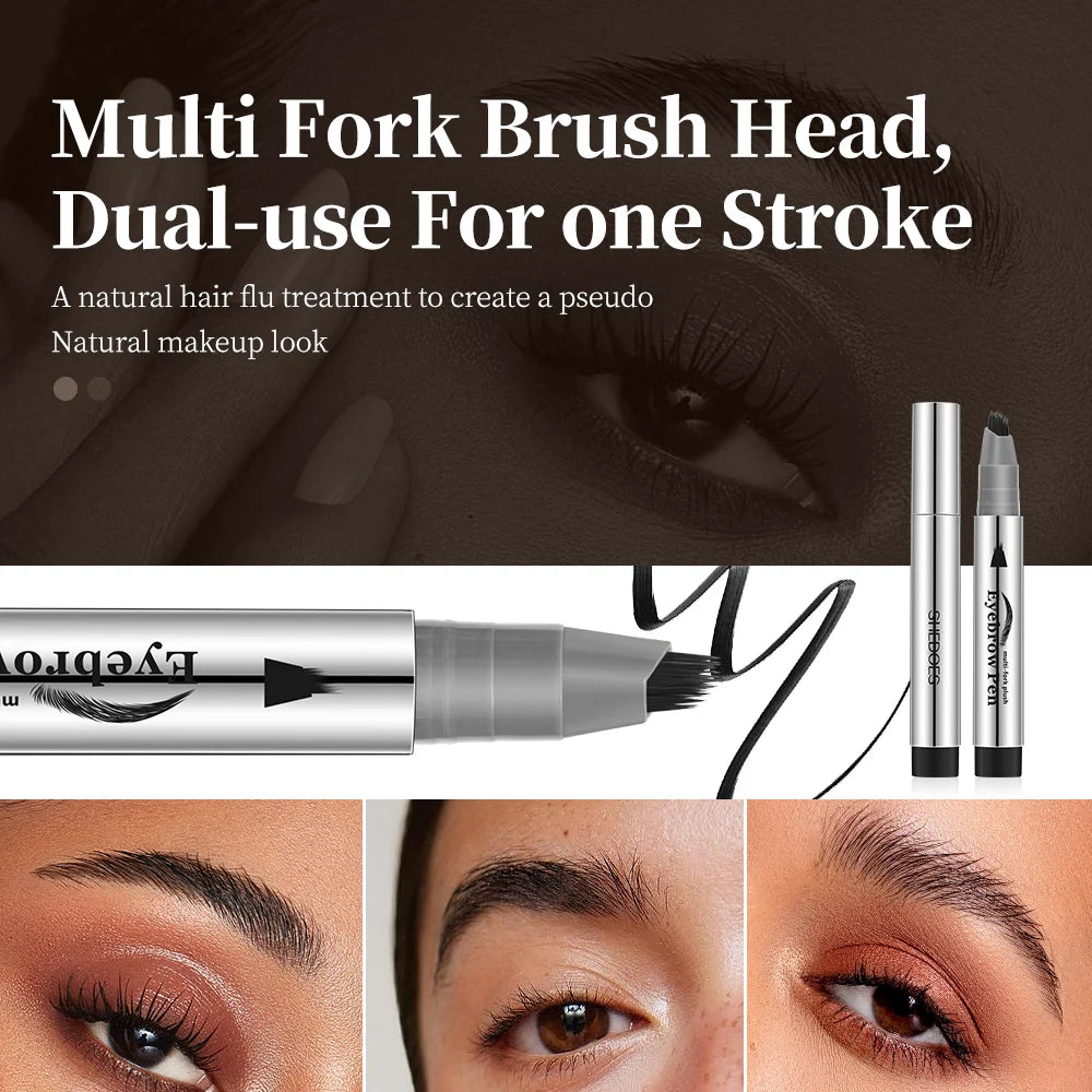 1PC eyebrow pencil waterproof, sweat resistant,long-lasting,quick drying,smooth and non smudging,outlining natural eyebrow shape