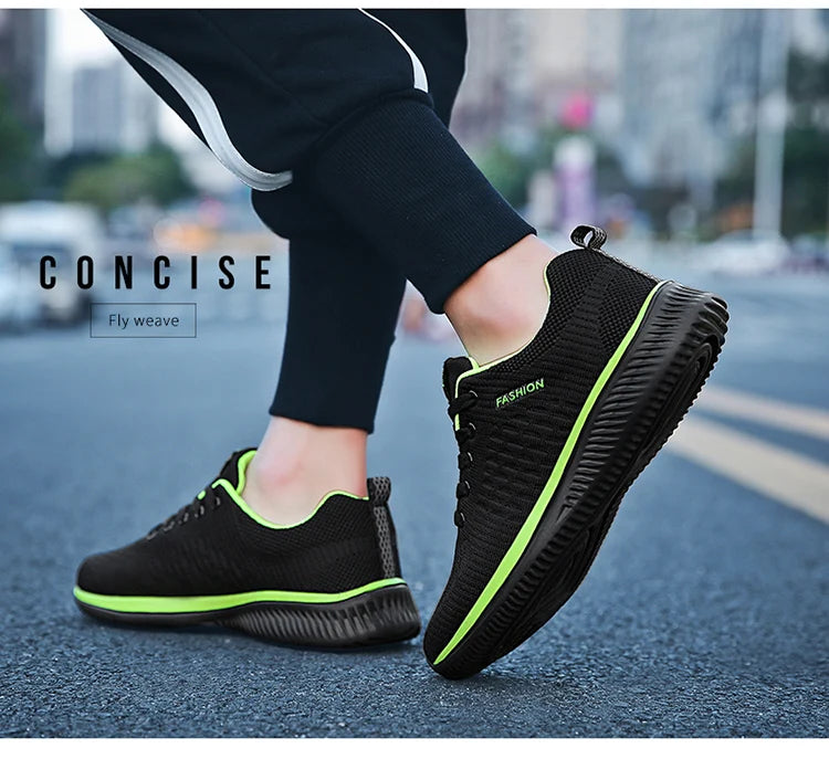 Men Running Sneakers Lightweight Walking Sport Shoes Classical Mesh Breathable Casual Shoes Male Fashion Moccasins Sneaker Men
