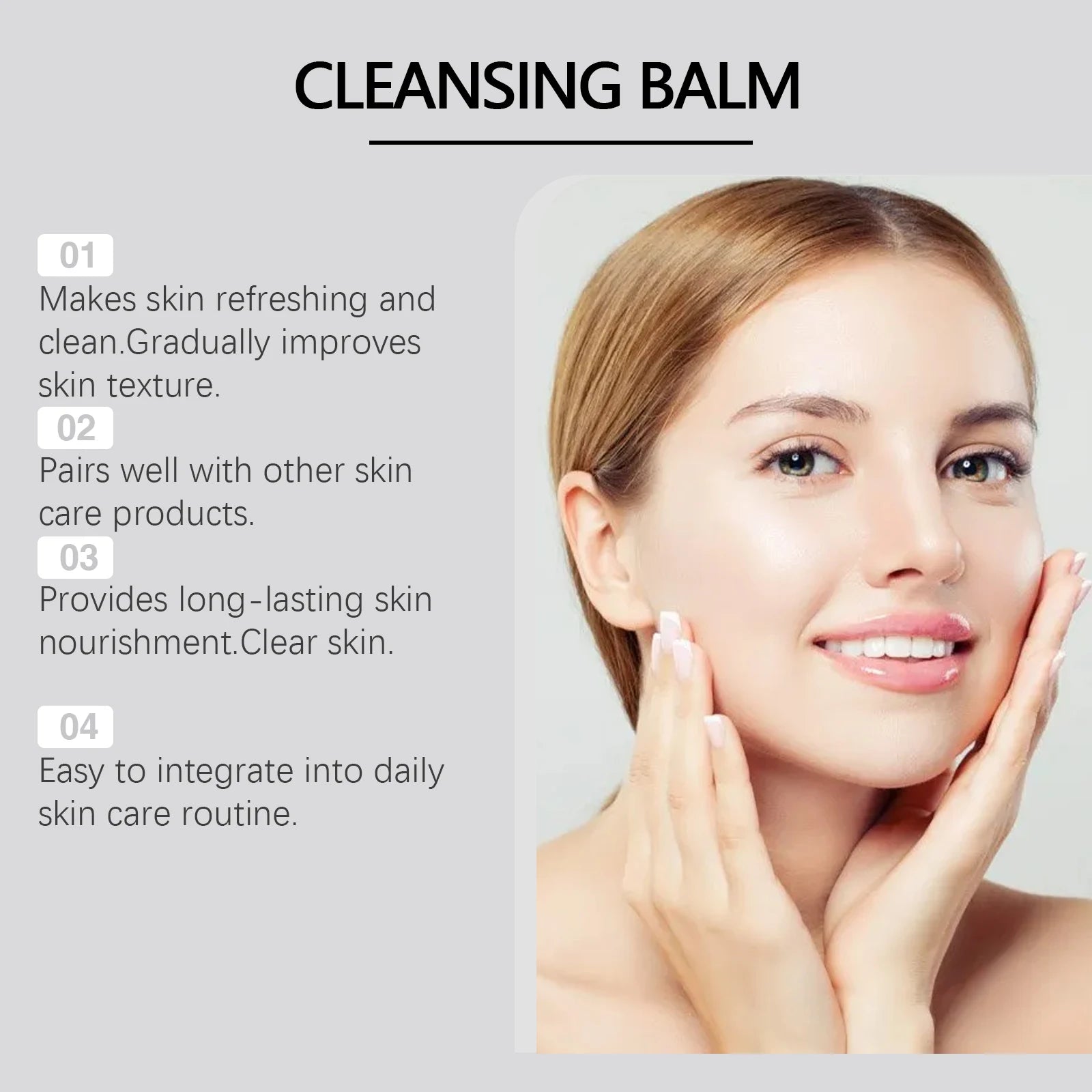 Cleansing Balm Oil Makeup Remover Even Skin Tone Pores Purifying Gentle Exfoliating Face Wash Brighten Hydrating Facial Cleanser
