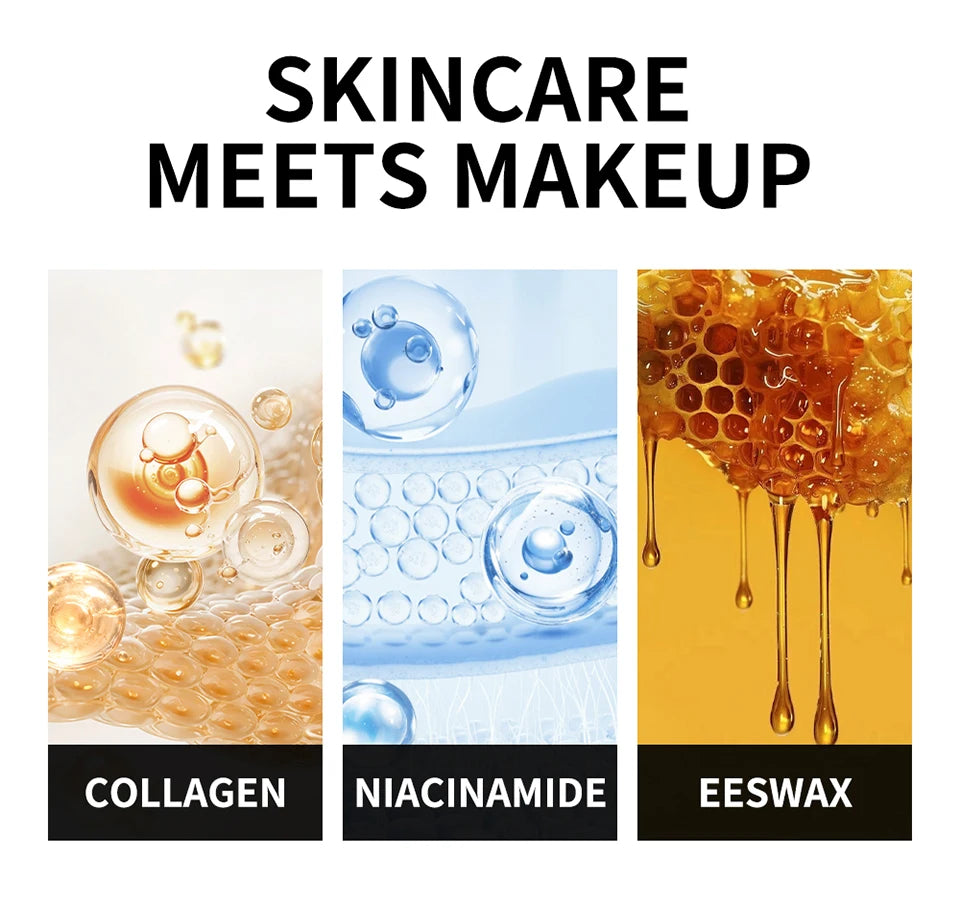 Foundation Stick Color Changing Foundation Detachable Brush Blanc Cover Cream Stick High Coverage Smoothly Blending Base Makeup