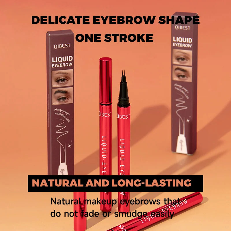 Eyebrow pencil waterproof and oil-proof, not easy to smudge, dark brown, light brown, with distinct roots