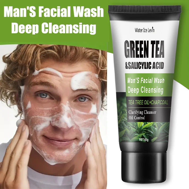 60g Salicylic Acid Cleanser - Contains extracts of Salicylic Acid, Tea Tree and Turmeric, gently moisturizing and cleansing, sui