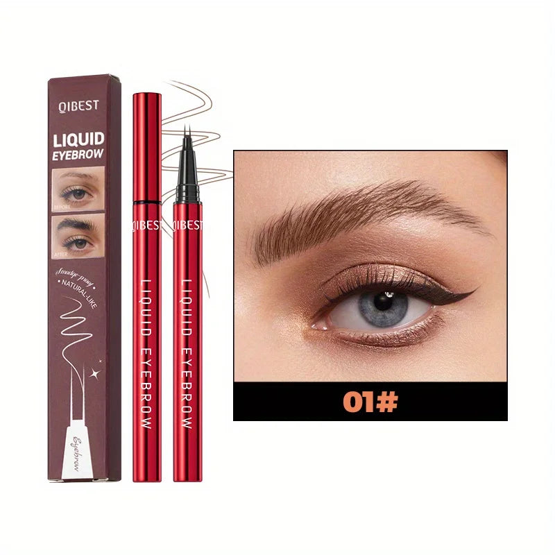 Eyebrow pencil waterproof and oil-proof, not easy to smudge, dark brown, light brown, with distinct roots