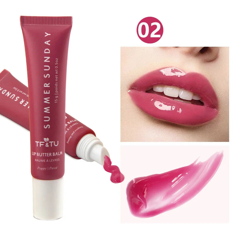 Summer Lip Moisturizing Waterproof 6 Colors Lip Balm Smoothing Lip Lines Lasting Nourishment For Women Daily Lip Care Makeup
