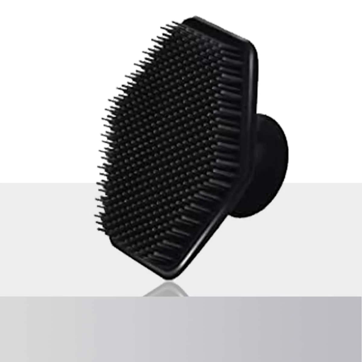 Exfoliating Silicone Brush Cleanser No Slip Handle Body Scrubber Cleans and Massages Skin Bathroom Accessories Bath Brush