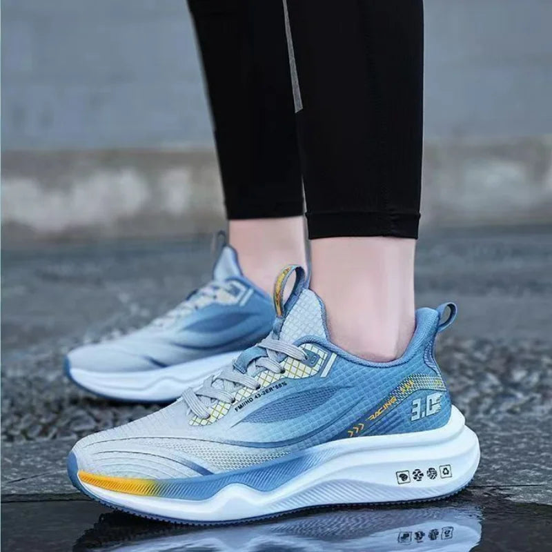 Men's Sneakers Breathable Casual Shoes Men Outdoor Mesh Running Shoes Lightweight Shock Absorption Soft Soled Shoes Tenis Hombre