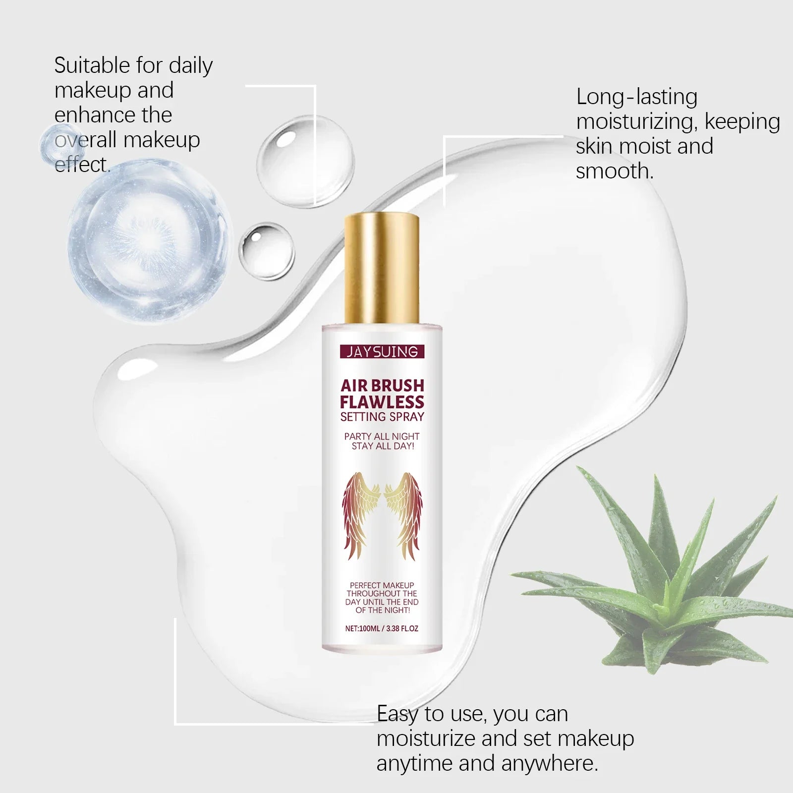 Moisturizing Setting Spray Face Make up Waterproof Lasting  Matte Natural Refreshing Oil Control Foundation Makeup Fixer Spray