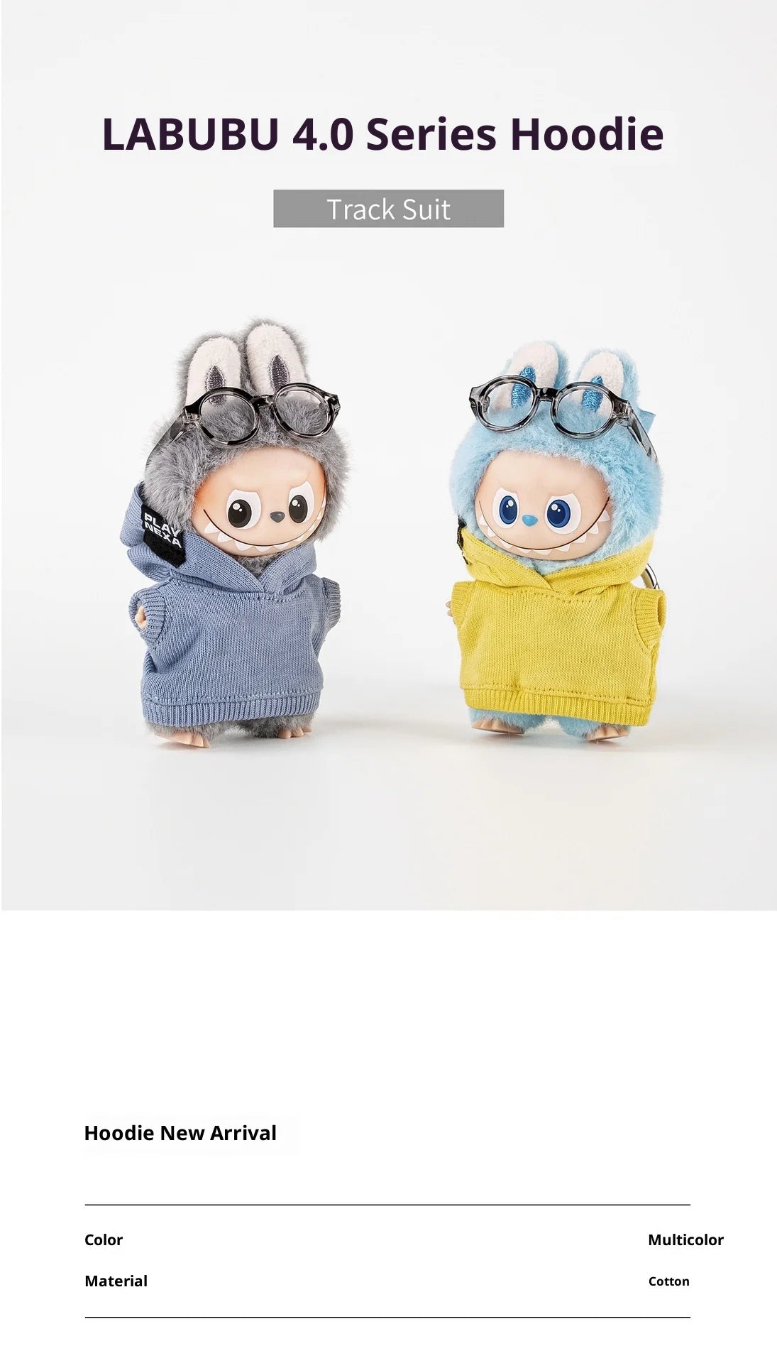 Hoodie Is Only Suitable For 10cm Mini Canvas 4.0 Fourth Generation doll'S Clothing Set Accessories Festival Dress-Up Gifts