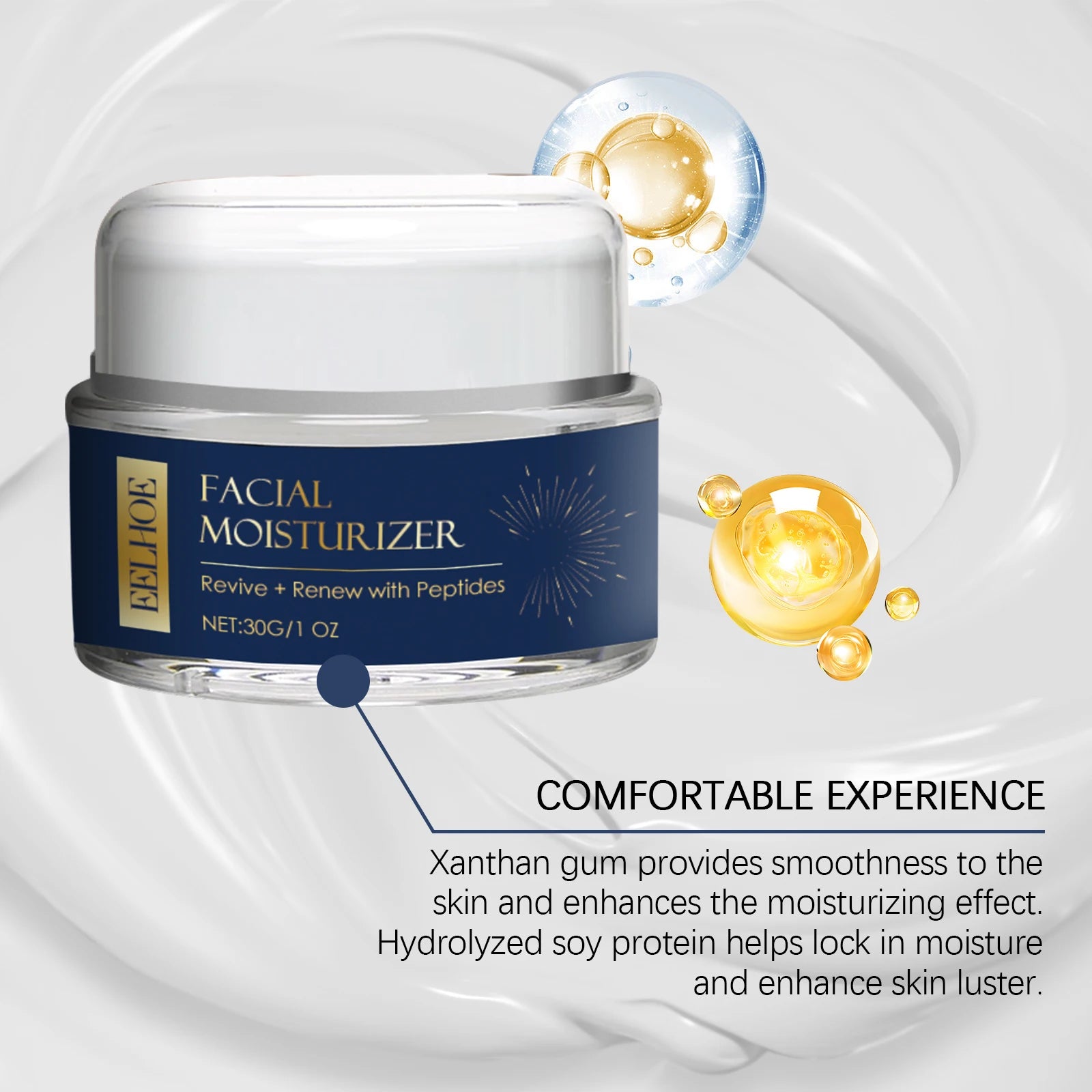 Facial Moisturizer - A Moisturizing & Hydration-Locking Facial Cream for Nourishing, Lifting, Repairing Skin