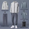 Men's Sportswear Set - Loose - Fit, Quick - Dry, Ideal for Fitness, Running, Gym & Outdoor Training