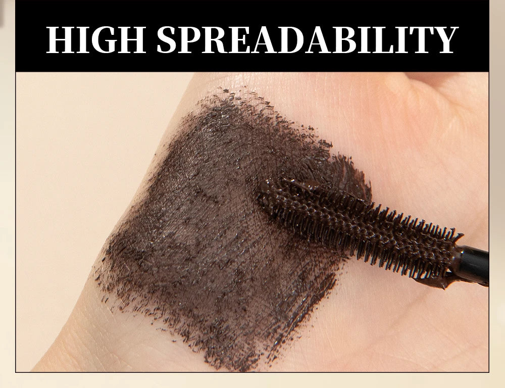 1PC color mascara  is refreshing, non greasy, non smudging, non caking, smooth, easy to apply, and natural curling