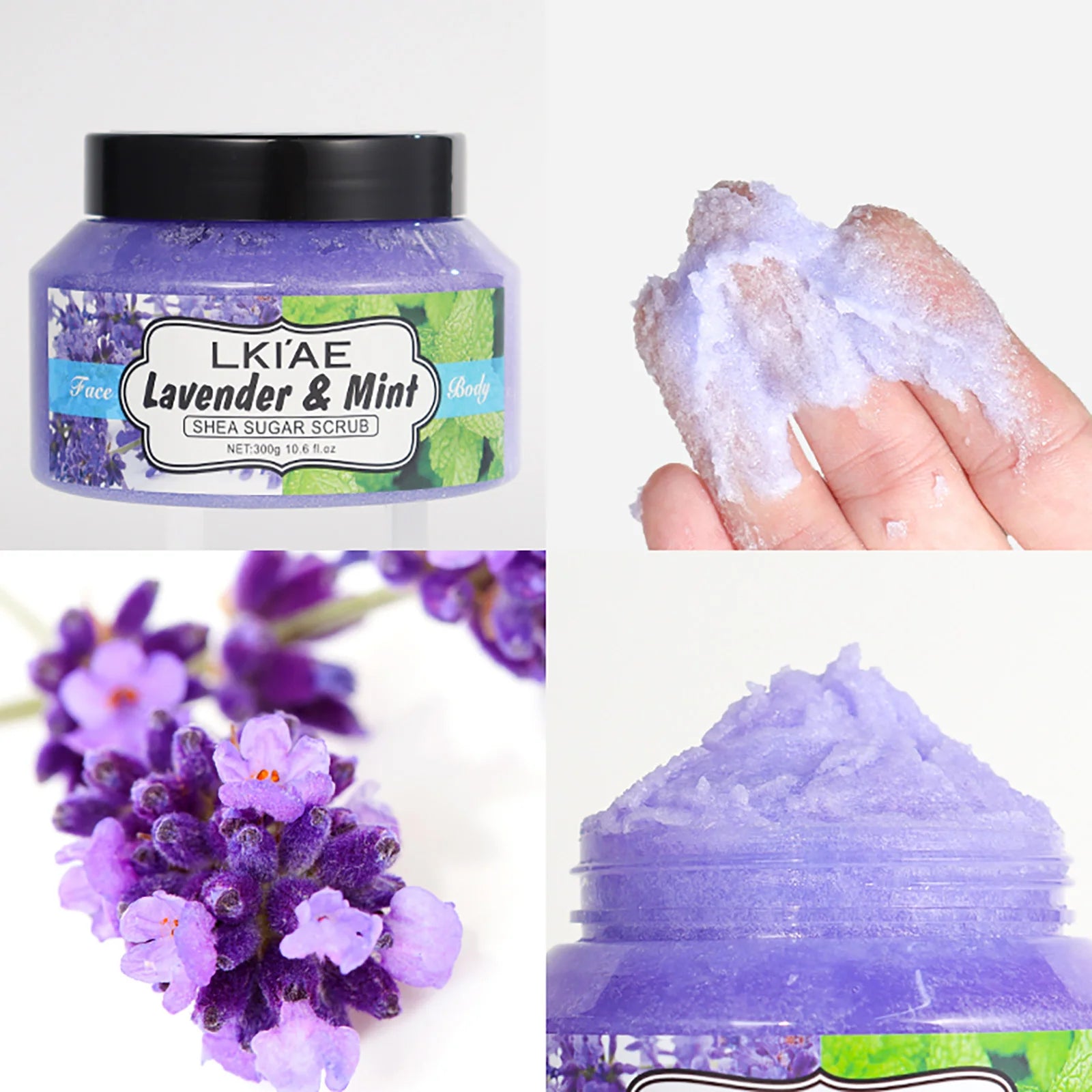 LKIAE Exfoliating & Lightening & Anti-aging Foaming & Brightening Cleansing Scrub, For All Skin Types, For Face and Body