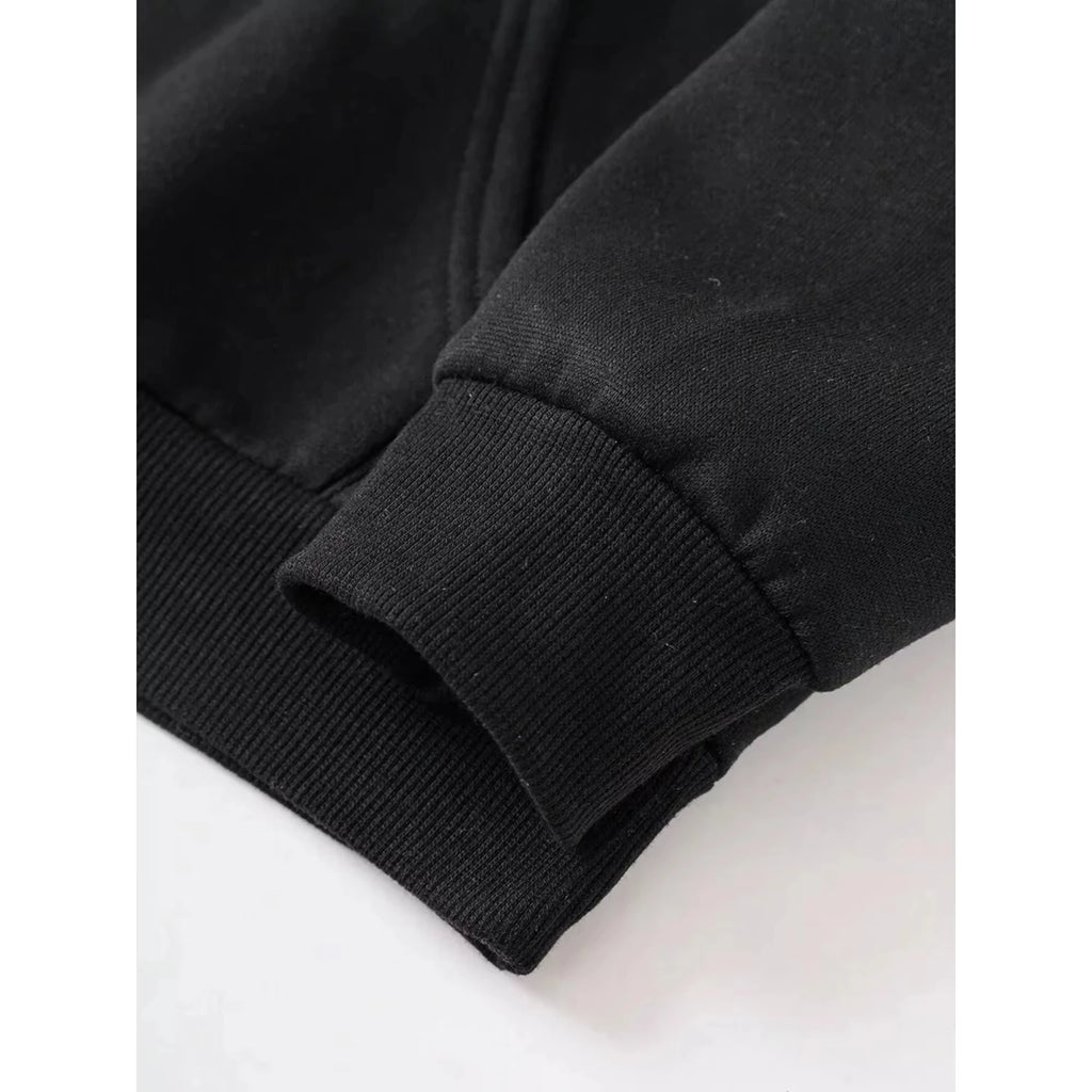 Hoodie for Men, Streetwear, Forest Silhouette Print Design Graphic Hoodies for Men, Suitable for Wearing in Spring, Autumn