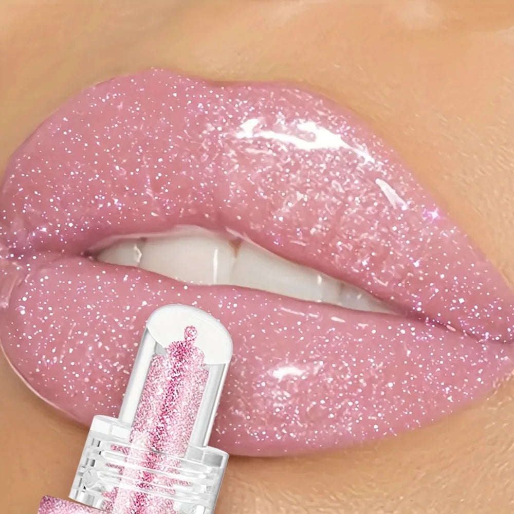 Waterproof Lip gloss, Shine, Long-Lasting, Moistening, Non-Sticky Paste, Easy Application& carry, Glamour lip makeup
