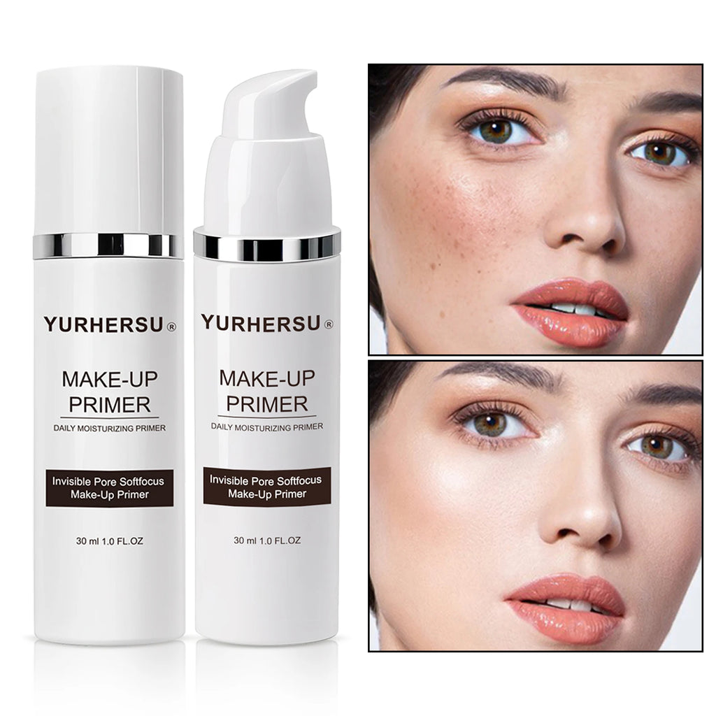 Soothing makeup primer moisturizes hydrates brightens skin tone leaving a natural radiant complexion. Gentle and non-greasy