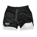 Men Running Shorts 2 In 1 Double-deck Sport Shorts Sportswear Gym Fitness Short Pants Training Jogging Bottom Men's Clothing