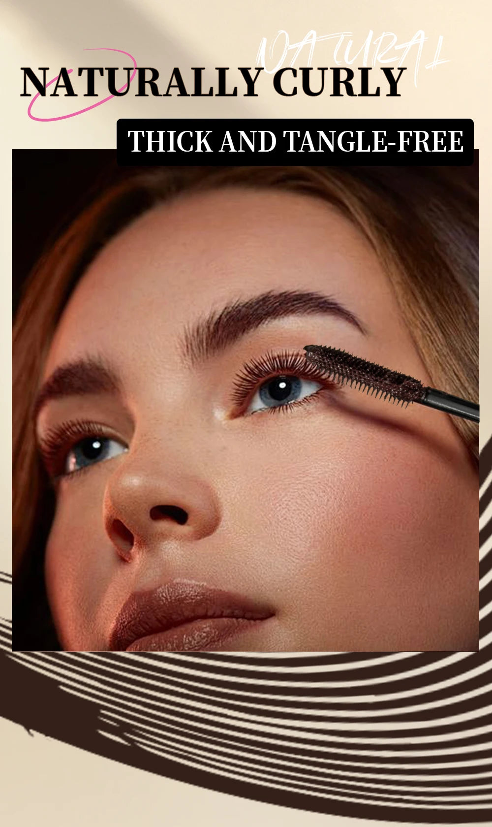 1PC color mascara  is refreshing, non greasy, non smudging, non caking, smooth, easy to apply, and natural curling