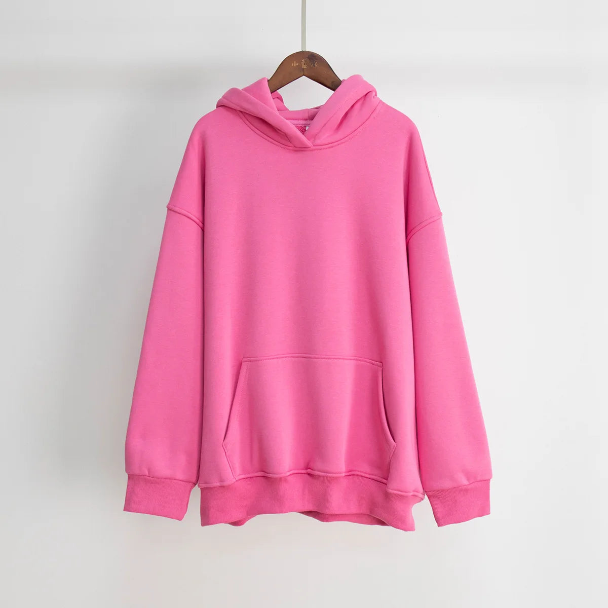 Hoodie 2025 Autumn/Winter New Street Neutral Style Shake Fleece Loose Pocket Hoodie