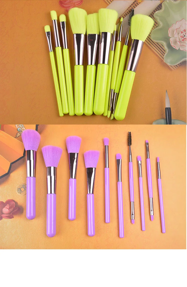 Makeup Brushes Set Women Beauty Cosmetic Tool Blush Eye Shadow Blending Short Shader Brushes For Makeup Tool Kit