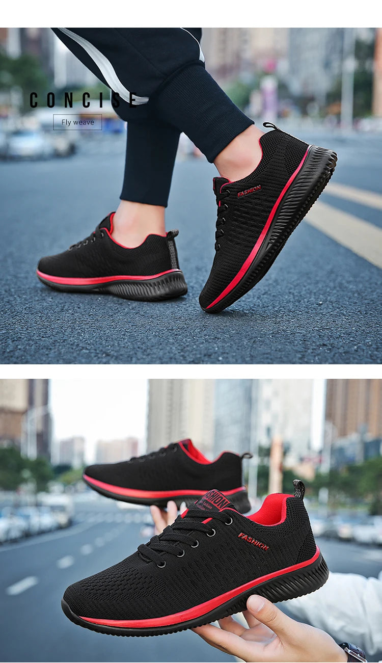 Men Running Sneakers Lightweight Walking Sport Shoes Classical Mesh Breathable Casual Shoes Male Fashion Moccasins Sneaker Men