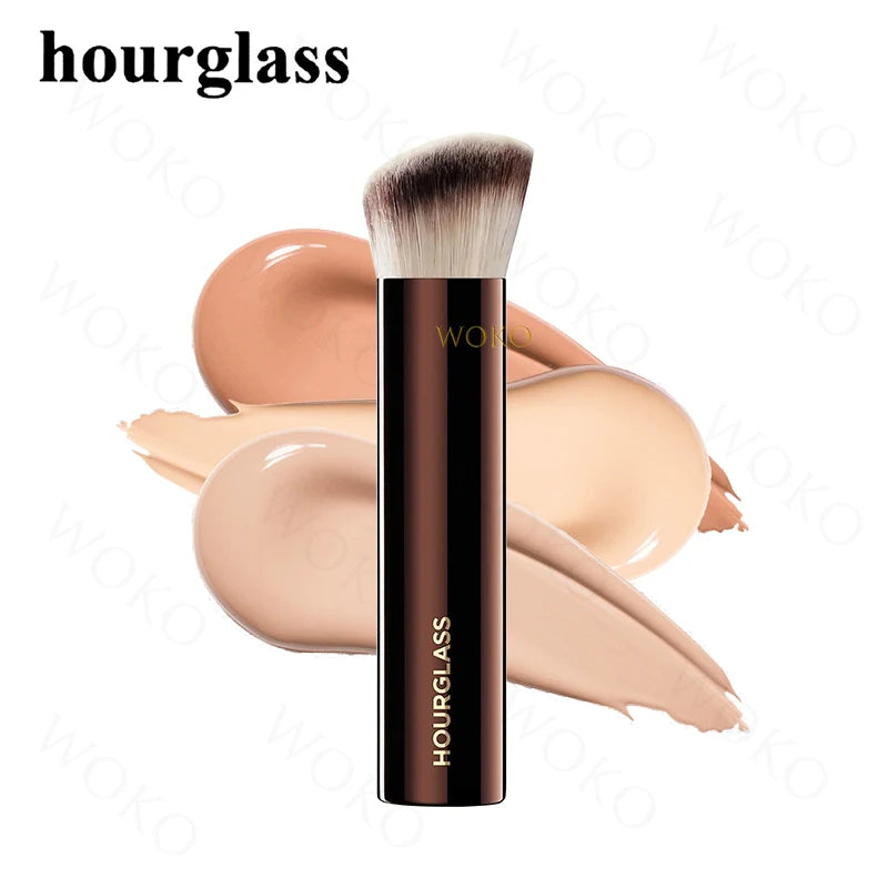 Hourglass Seamless Finish Foundation Brush Angled Foundation Brush Face Buildable Coverage Liquid Cream Foundation Makeup Tool