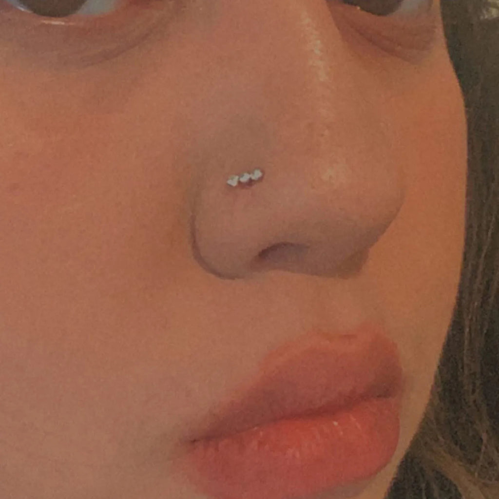 7pcs Nose Piercing Kit Nose Ring Piercing Kit, Nose Piercing Kit with Nose Rings Disposable Nose Piercing Gun Kit