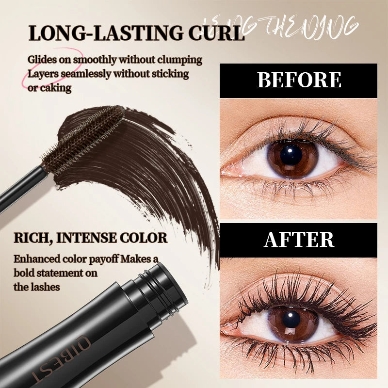 1PC color mascara  is refreshing, non greasy, non smudging, non caking, smooth, easy to apply, and natural curling