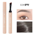 Double-ended eyebrow gel, waterproof, sweat-proof and smudge-proof, eyebrow pencil with brush